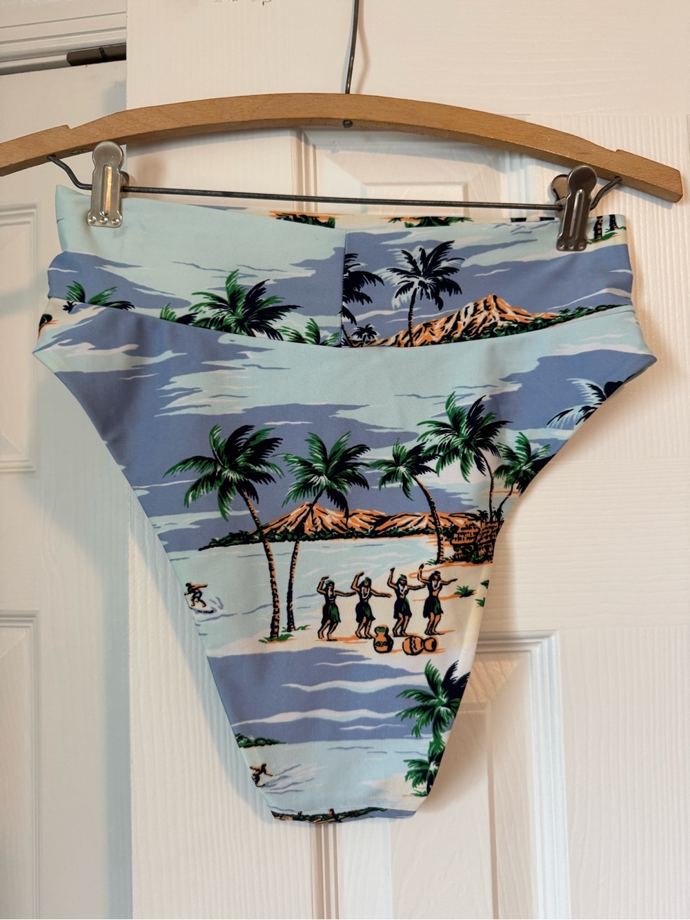 Aerie Tropical/Hawaiian Print High-Waist Bikini - Picture 6 of 7